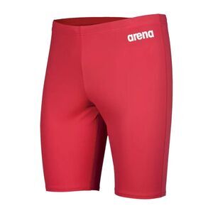 Arena Mens Solid Jammer Shorts / Red/White